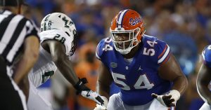 Powerful Florida guard O’Cyrus Torrence is the NFL’s next great mauling interior lineman