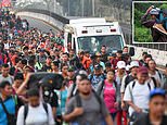 Migrant caravan with 3,000 people makes its way toward U.S. border with Mexico