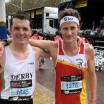 Triathletes at London Marathon 2023