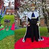 Crocheted King Charles turns up in the hometown of Harry Styles ahead of Coronation