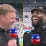 Danny Rose’s fashion choices the talk of Twitter before he asks cheeky question to Eddie Howe about Newcastle comeback