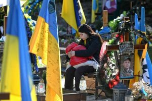 Love, pain and loss at historic Ukraine cemetery