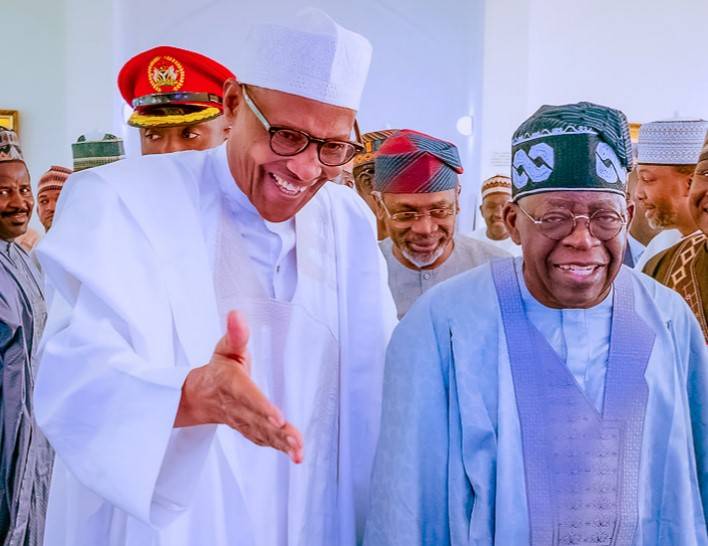 PHOTOS: Buhari, Tinubu Attend Jumat At Aso Rock Mosque 