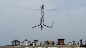 Watch this Navy drone take off and land on its tail like a rocket