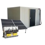 Solar-powered cooling solution for off-grid applications