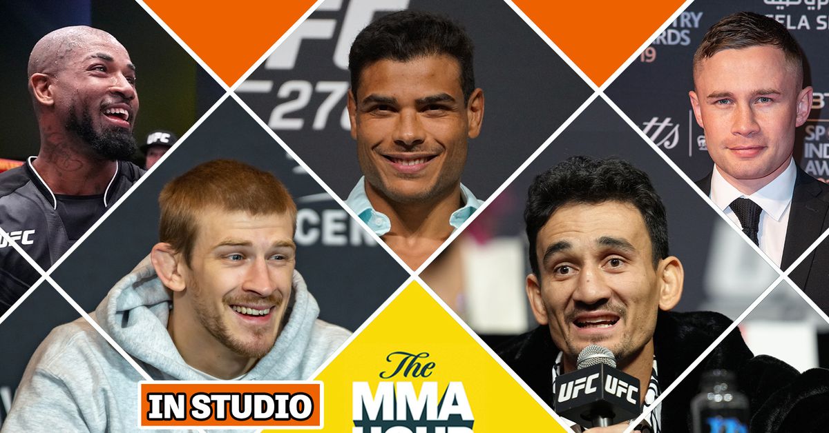 The MMA Hour with Max Holloway, Paulo Costa, Arnold Allen in-studio, Bobby Green, and Carl Frampton at 1 p.m. ET