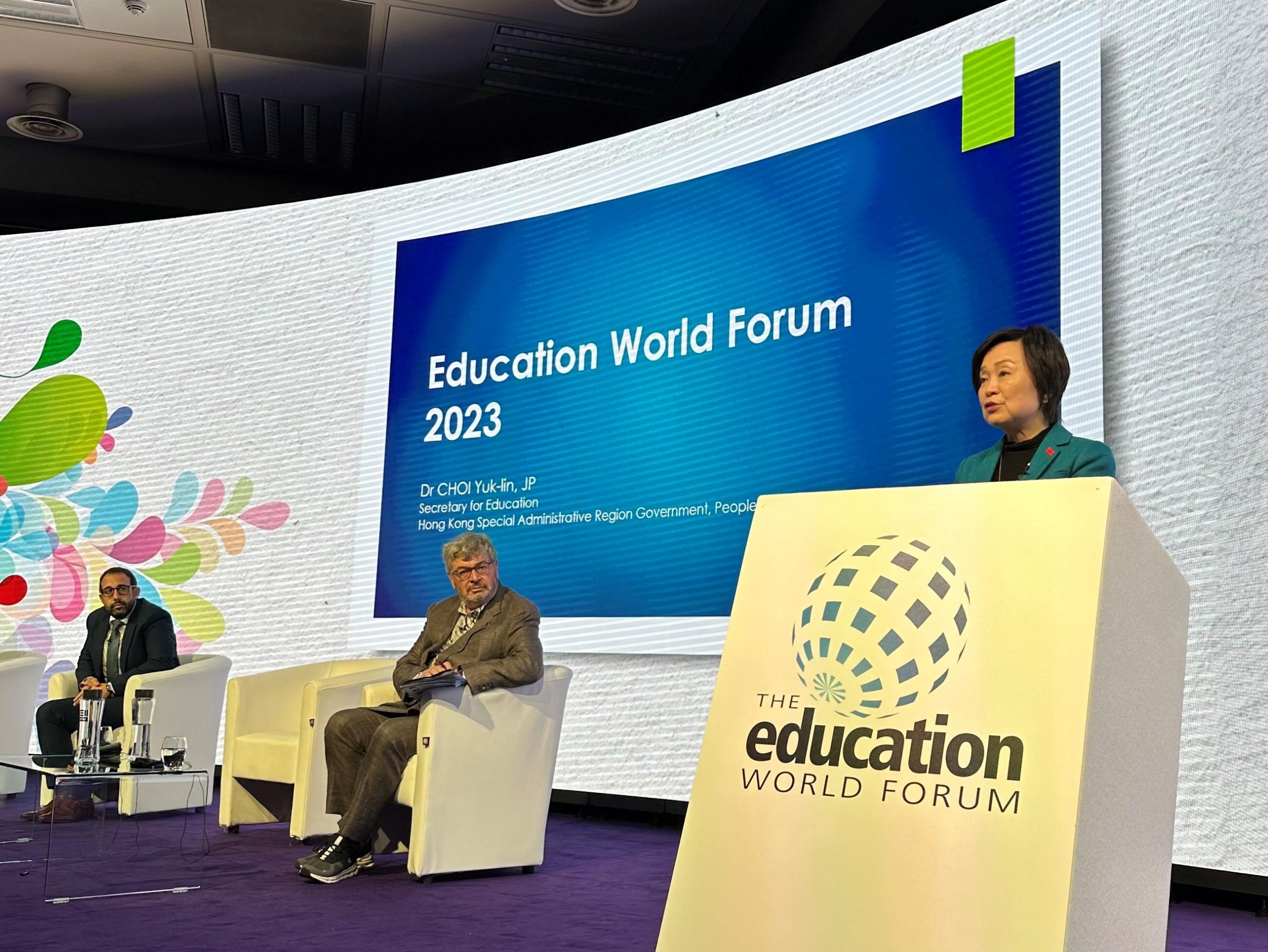 SED attends Education World Forum in UK (with photos)