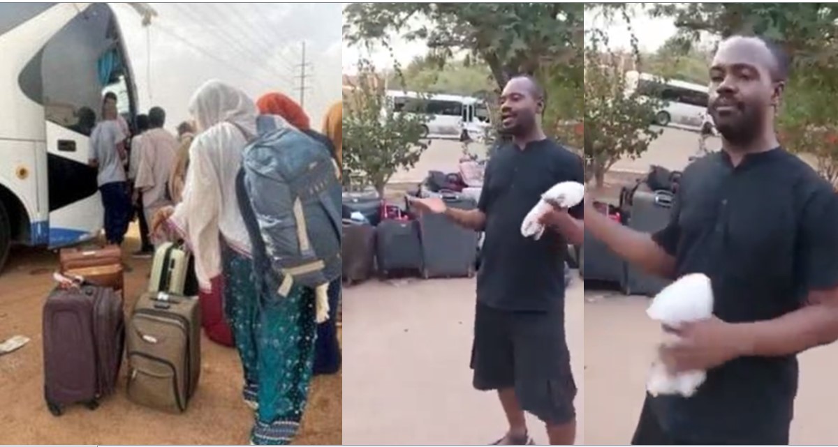 Trending video: FG abandoned Igbo students in Sudan, they didn’t allow us enter the evacuation buses – Man cries out