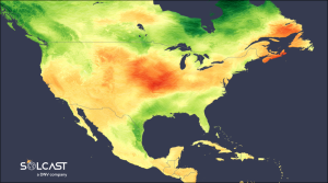 April irradiance up for US and Mexico, down for Canada