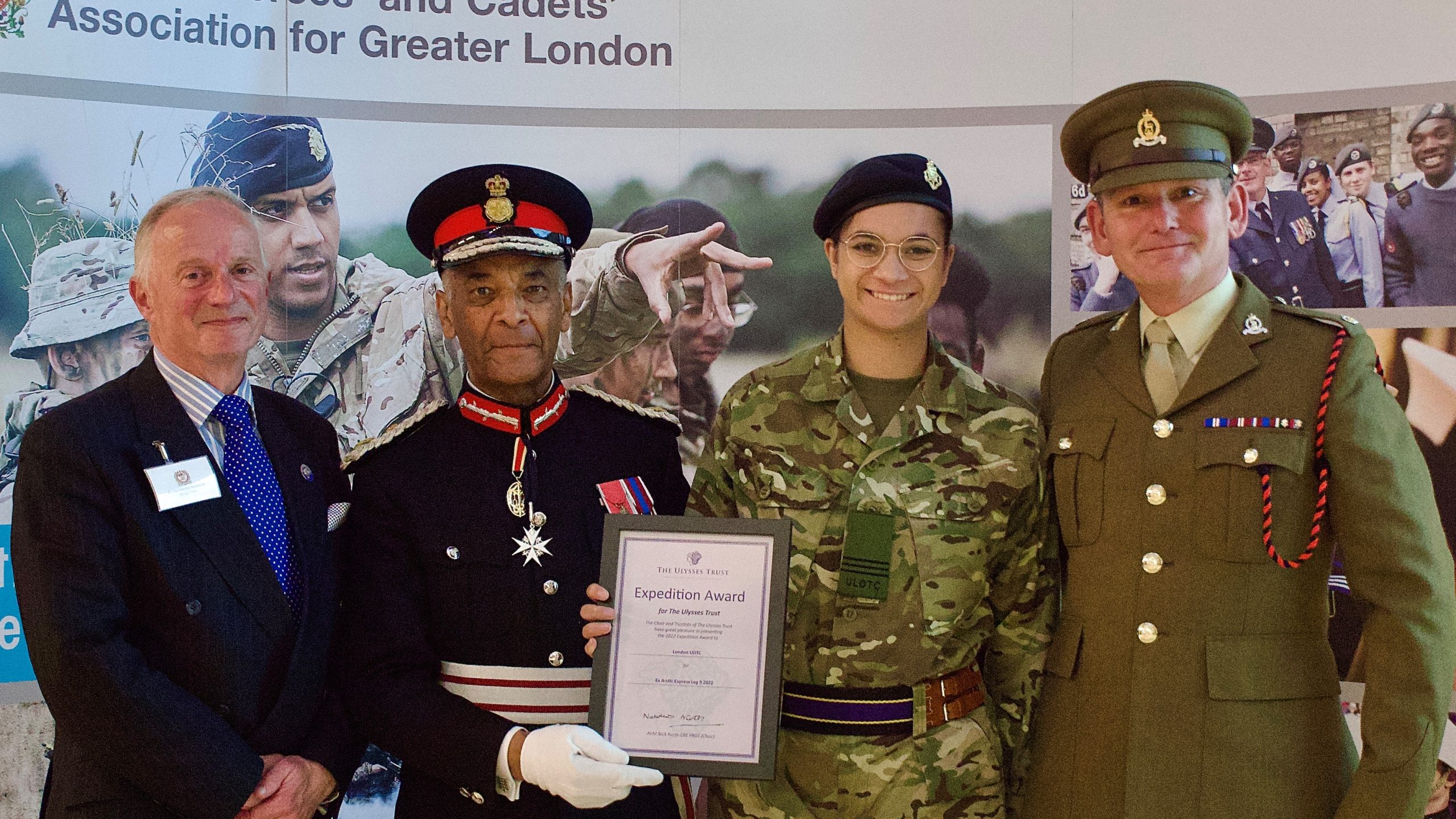 London University Officer Cadets Win Expedition Award