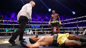 KSI vs. Joe Fournier results, highlights from 2023 boxing fight as KSI clashes with Tommy Fury after KO win, Deji beats Swarmz