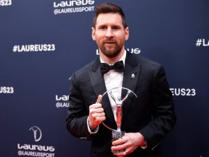 PSG’s Lionel Messi crowned Sportsman of the Year at Laureus World Sports Awards