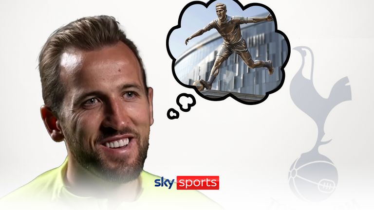 ‘It’s not my decision!’ | Harry Kane indifferent on Tottenham statue | Video | Watch TV Show | Sky Sports