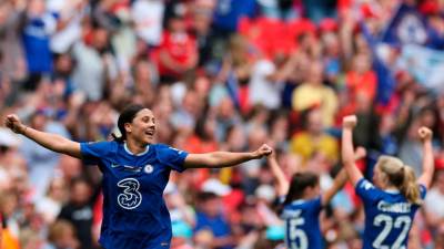 Kerr strikes as Chelsea win record-breaking Women’s FA Cup final