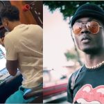 Upcoming artiste, Toye celebrates as clip of Wizkid watching his music video surfaces