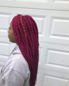 These Box Braids Hairstyles Are Totally Hot Right Now