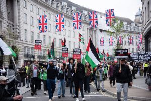 Protesters urge intifada at ‘Nakba’ Day in London