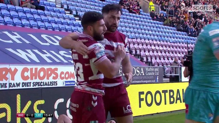 Wigan Warriors strike first thanks to Abbas Miski | Video | Watch TV Show | Sky Sports