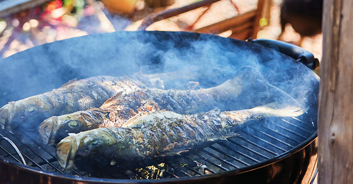 Rosemary-Smoked Branzino