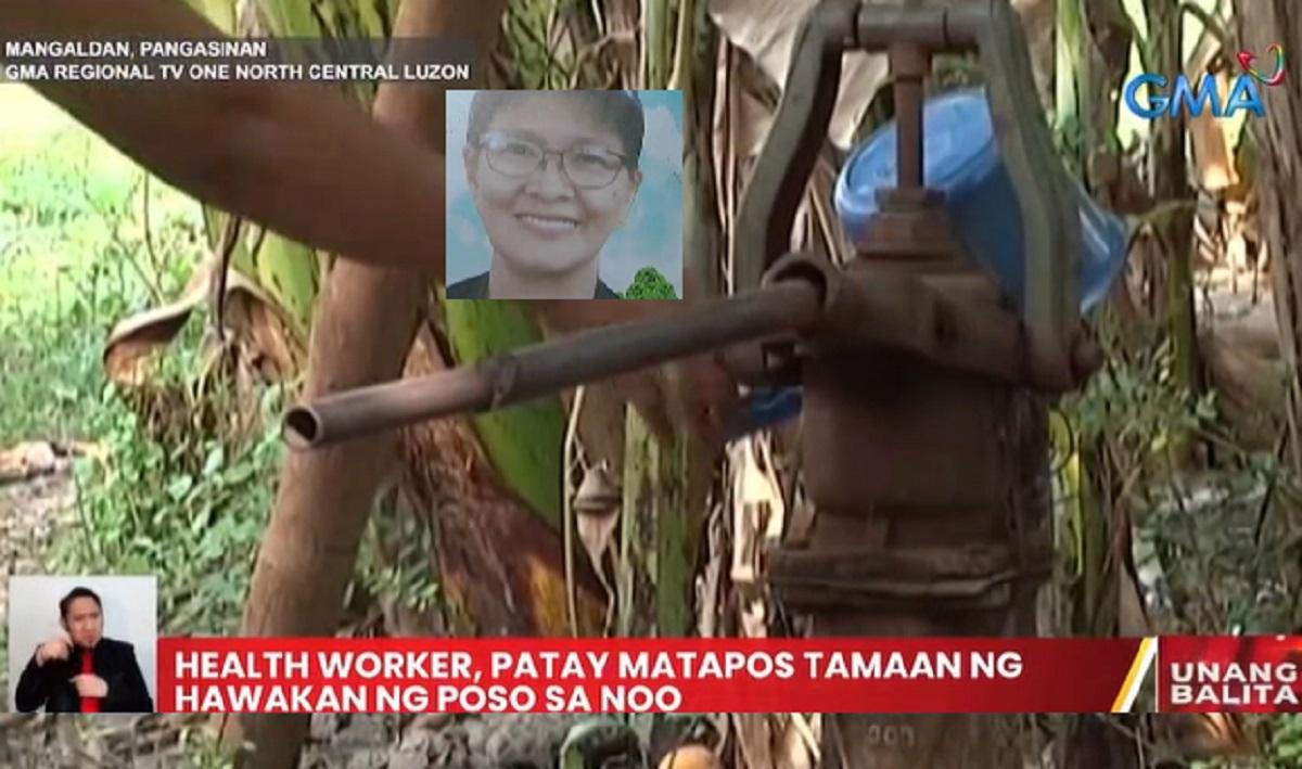 Health worker sa Pangasinan, patay matapos tamaan ng hawakan ng poso sa noo