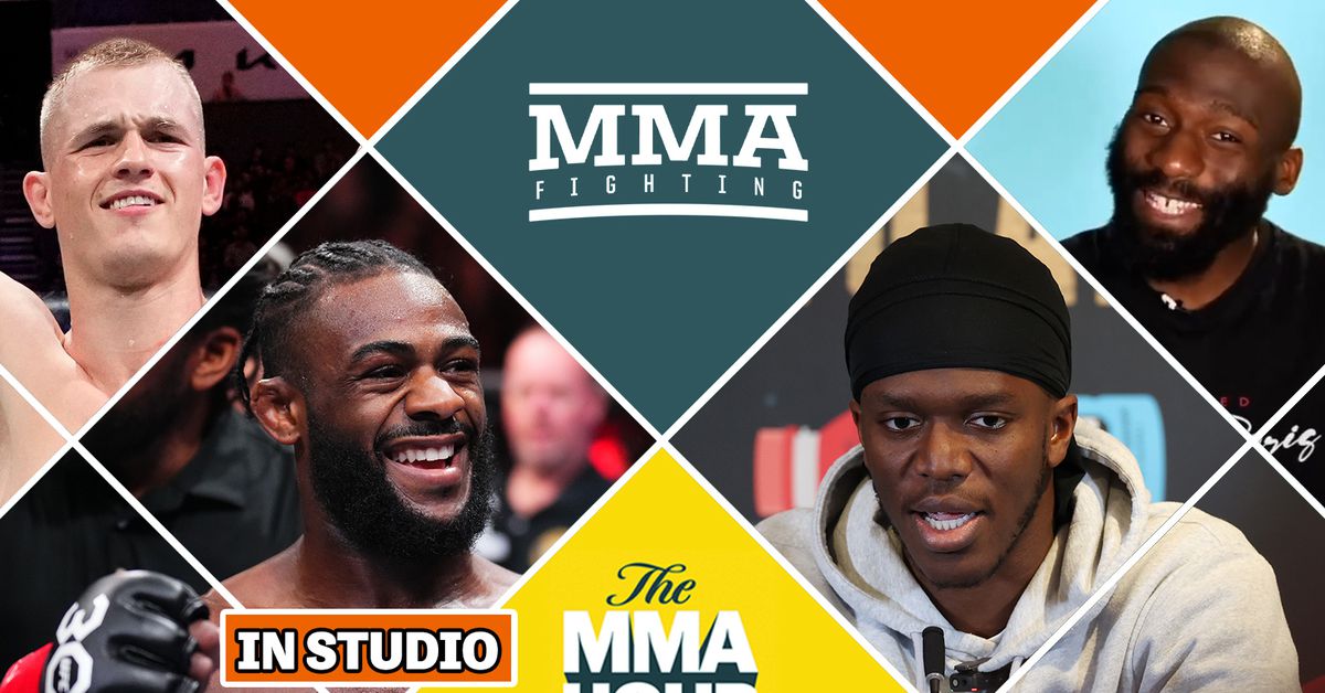 The MMA Hour with KSI, Aljamain Sterling in studio, Ian Garry, and Cédric Doumbé at 1 p.m. ET