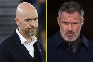 Man United fans fume as Jamie Carragher excludes Erik ten Hag from nine-man shortlist for manager of the year