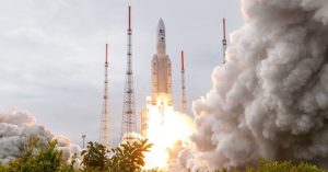 Europe’s Juice space mission blasts off towards Jupiter