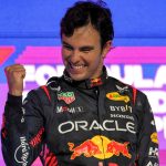 Saudi Arabia GP: Sergio Perez holds off Max Verstappen as Red Bull dominate