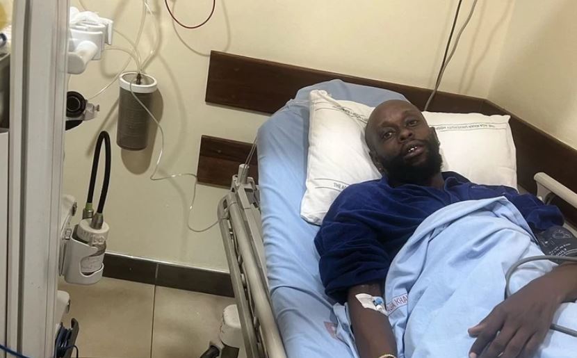 MC Fullstop recovering at home after discharge from hospital