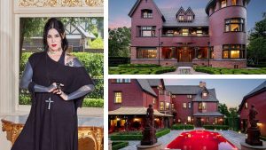 Blood-Red Pool?! Tattoo Artist Kat Von D Has Sold Her Goth Los Angeles Mansion for $7.75M