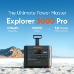 Jackery Explorer 3000 Pro launches in Europe on April 20th Jackery’s most powerful power station with 3000 watts comes with reduced weight, app control, and a whisper-quiet silent mode