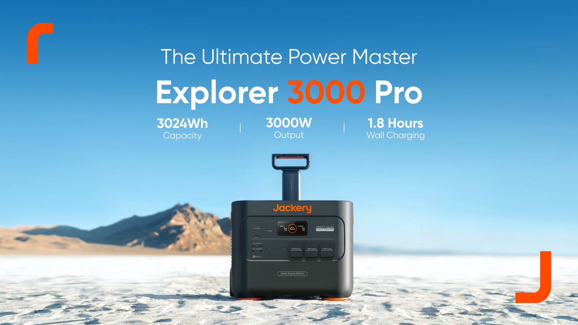 Jackery Explorer 3000 Pro launches in Europe on April 20th Jackery’s most powerful power station with 3000 watts comes with reduced weight, app control, and a whisper-quiet silent mode