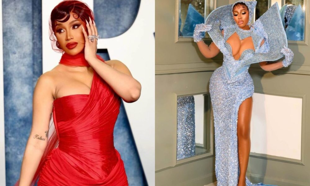 “I will frame this” – Mercy Eke says as Cardi B reacts to her AMVCA outfit