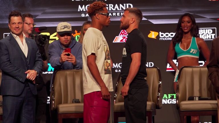 Devin Haney and Vasiliy Lomachenko go head to head | Video | Watch TV Show | Sky Sports