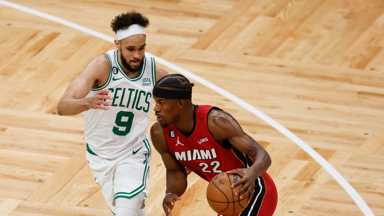 Eastern Conference finals: Jimmy Butler’s 35 ignites Miami Heat to Game One win over Boston Celtics | Video | Watch TV Show | Sky Sports