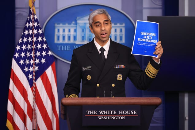 The US surgeon general thinks social media poses a “profound risk” to teenagers’ mental health