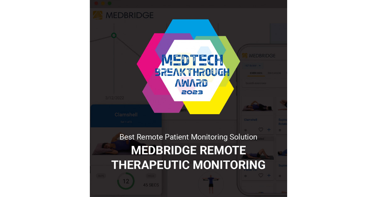 MedBridge Recognized for Best Remote Patient Monitoring Solution With the 2023 MedTech Breakthrough Award