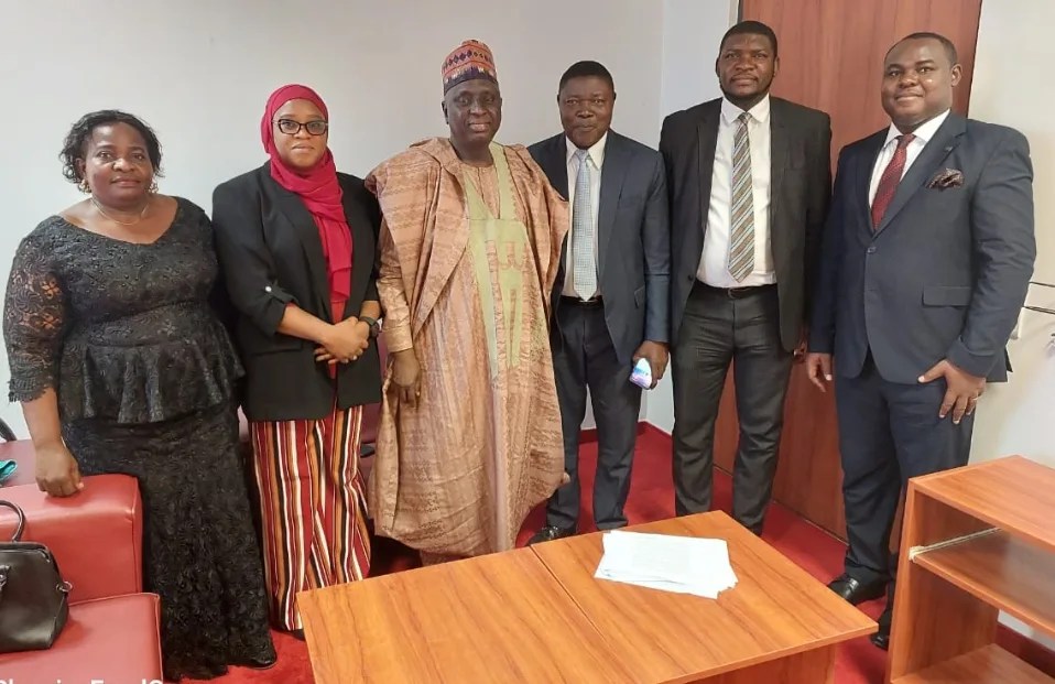 Members Of Institute Of Medical And Health Law (IMHL) Pay Courtesy Visit To Distinguised Senator Ibrahim Oloriegbe To Congratulate Him on the Passage of 3 Health Bills By The Senate of the National Assembly