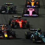 F1 LIVE: Sergio Perez leads but Max Verstappen surging through field at Saudi Arabian GP