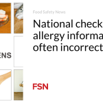 National checks reveal allergy information often incorrect