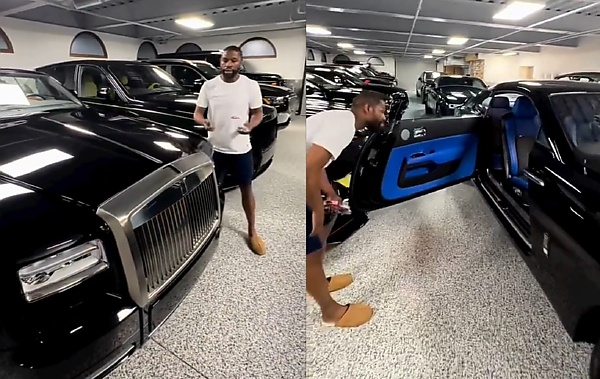 Floyd Mayweather Shows Off His All-black Supercars, Part Of His Over 100 Luxury Cars