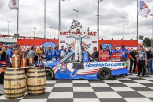 Larson wins Truck race in NASCAR’s return to North Wilkesboro