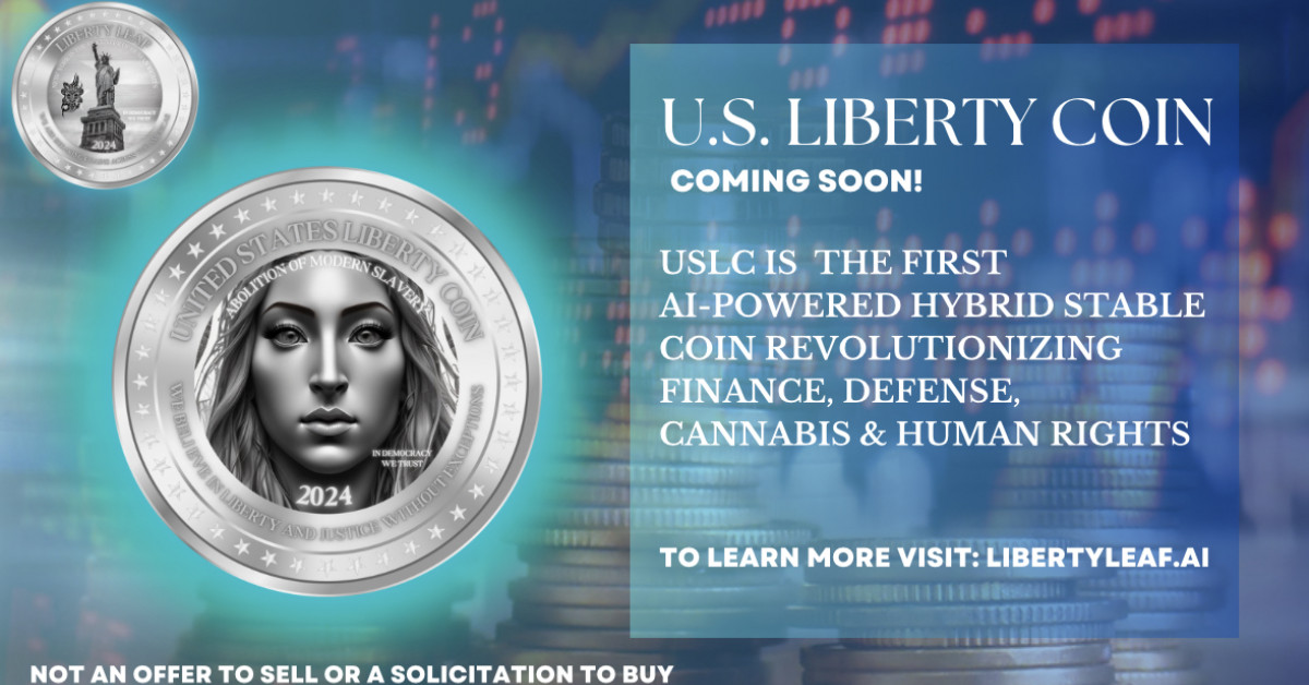 Liberty Leaf AI CEO Jánelle Marina Méndez Viera Files Patents and Trademarks for Revolutionary AI Financial Technology and US Liberty Coin