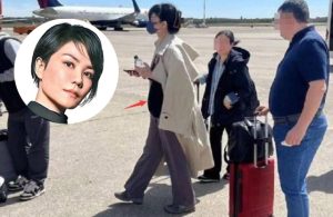 Faye Wong Spotted with Protruding Belly in Europe