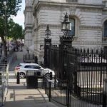 Downing Street video: Whitehall car crash in London