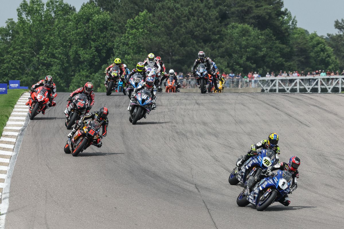 Gagne Perfect With Doubleheader Sweep Of Medallia Superbike Races At Barber