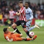 Aston Villa equalizes late to draw at Brentford in EPL