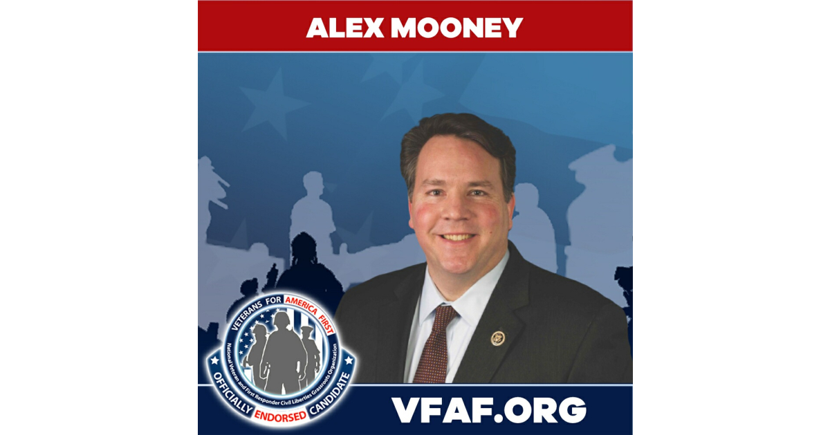 Veterans For Trump Endorsement of Rep Alex Mooney for West Virginia Senate 2024