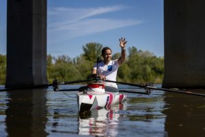 Solo rower launches Europe trek to expose river pollution