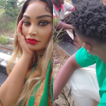 Newly-wed Zari Hassan visits late mum’s grave with husband Shakib